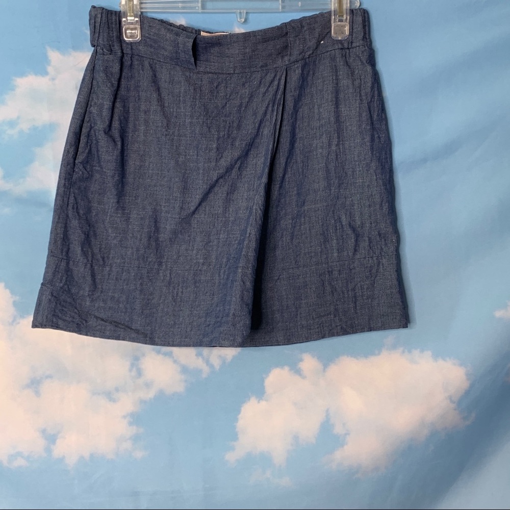 Gap- Blue Elastic Waist Miniskirt size x-small
